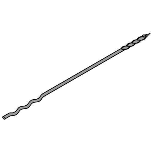 Tige pour murs creux 160X4 A2